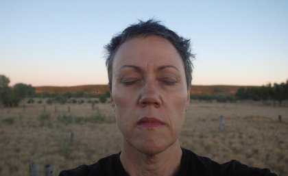 Brenda L. Croft  Self–portrait on country (Wave Hill), 24 June 2014